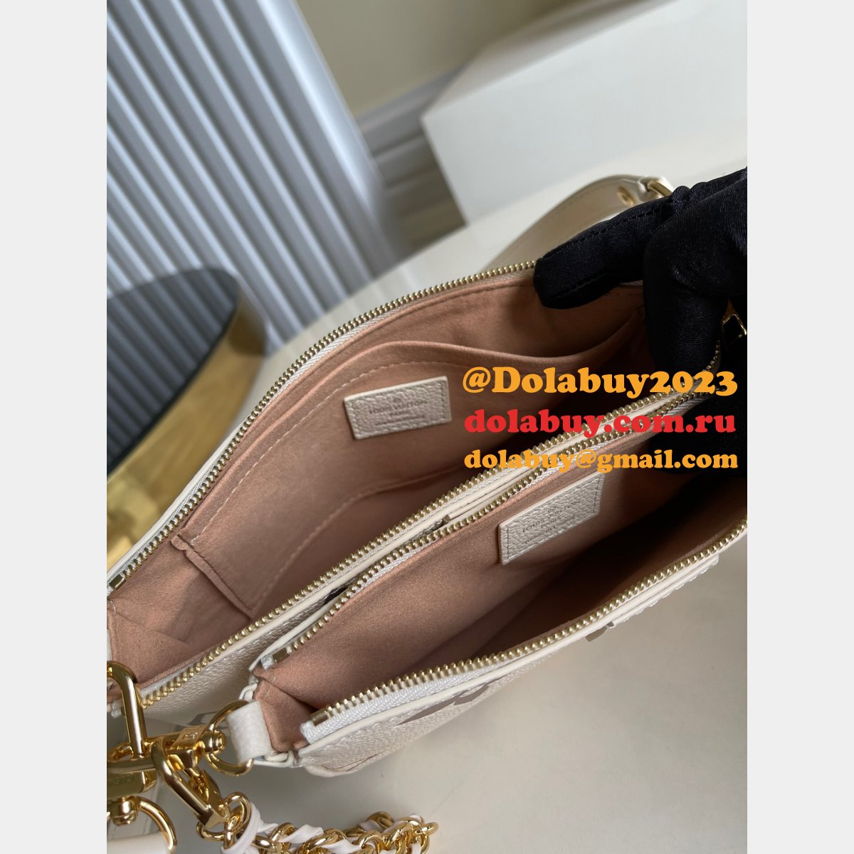 Best Louis Vuitton Wholesale Multi Pochette Accessoires Bicolor Monogram M45777