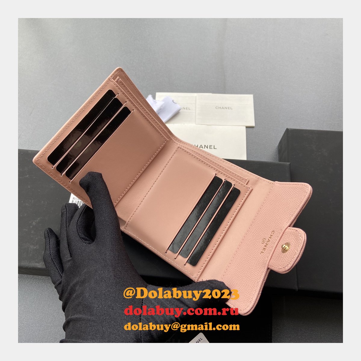 best CC Replica Classic Small Pocket Flap Wallet A82288