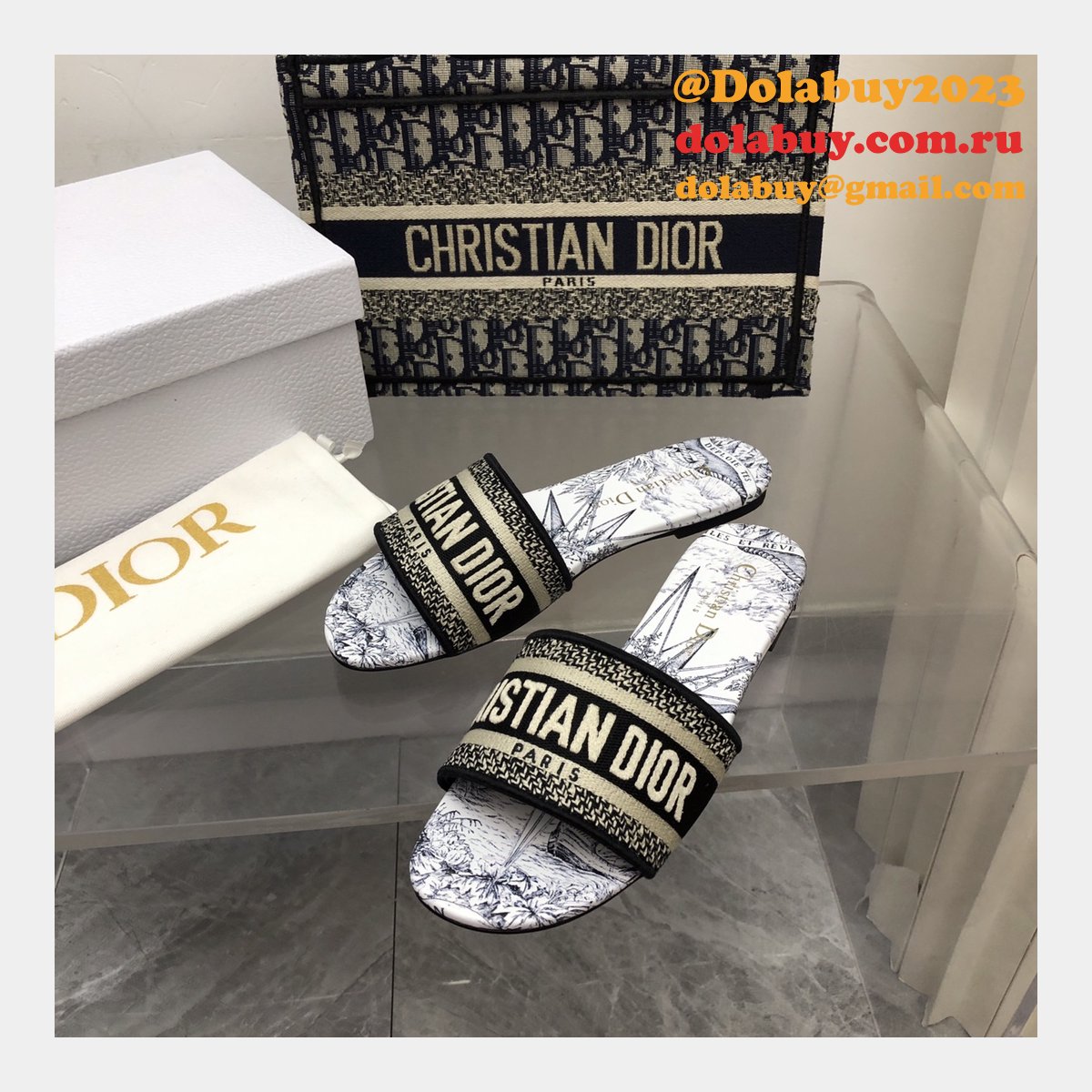 Buy Dior Sell online Best Quality Replica Sandals Shoes