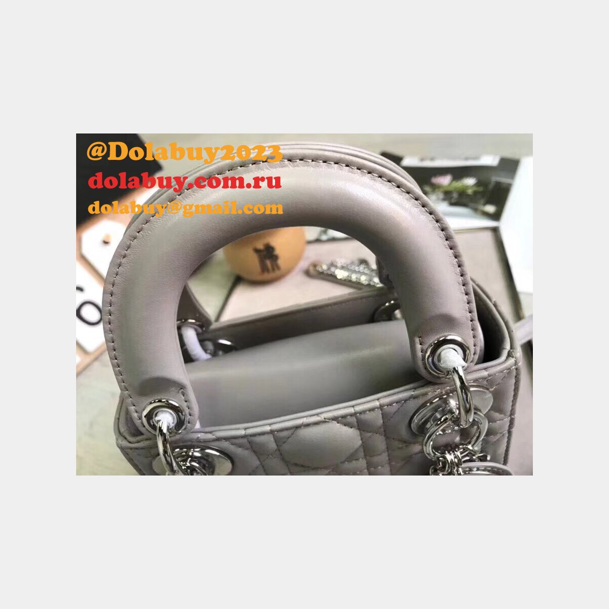 AAA+ Christian Lady Dior Handbags Online Purchase MINI 17CM