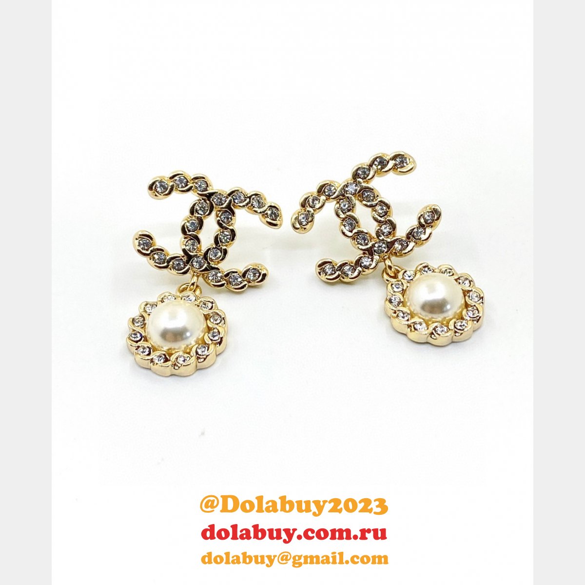 COPY DESIGNER CC EARRINGS LUXURY