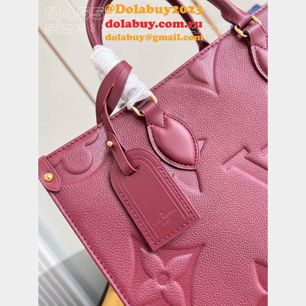 Louis Vuitton M45595 Onthego MM Monogram Empreinte Replicas Bag
