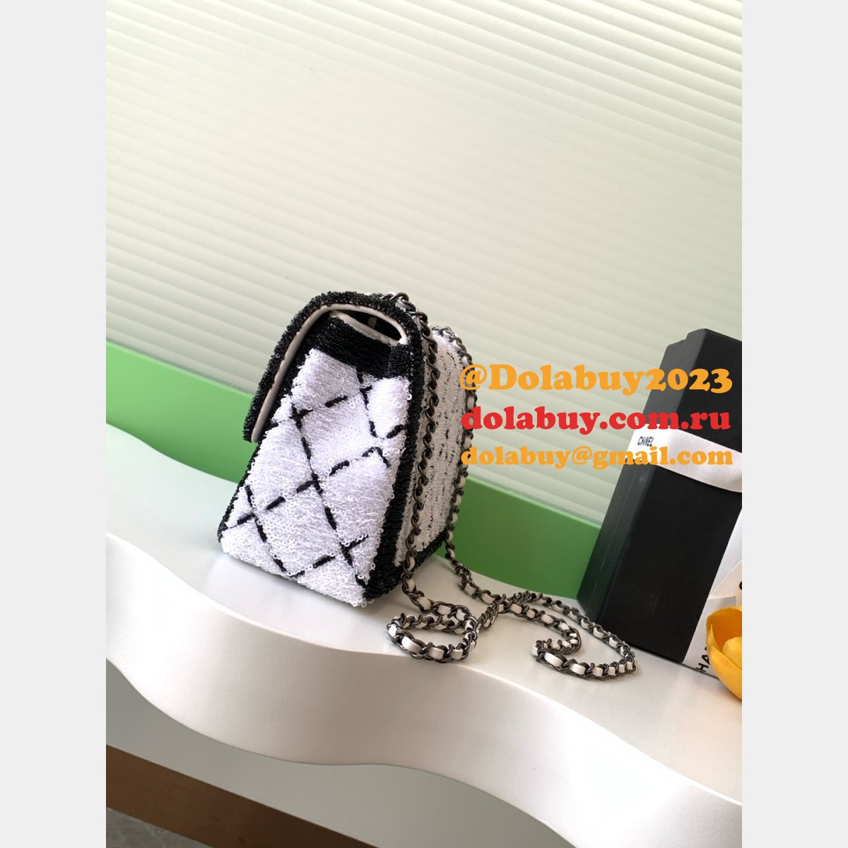 Knockoff 1:1 Mirror Top Handle Flap Classic AS4561 20CM Handbag