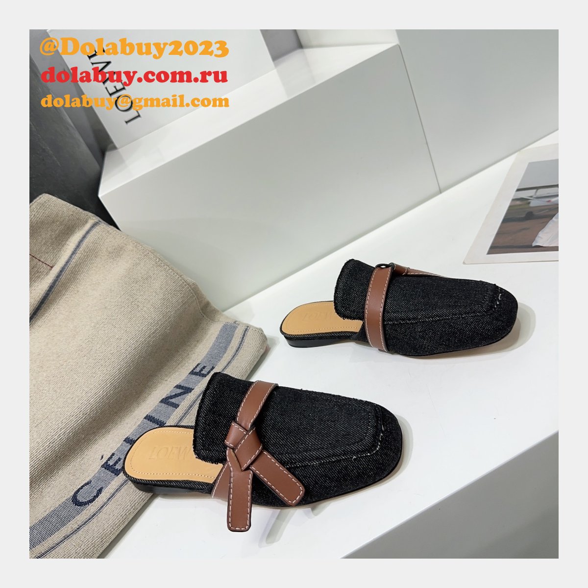 Loewe Replica Gate Mule Slippers High Quality Shoes