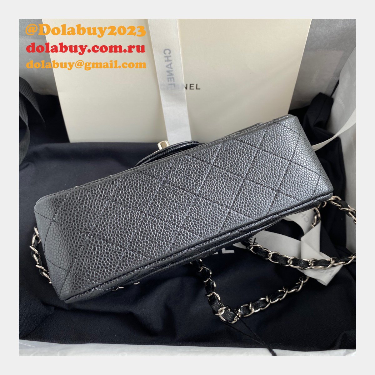 High Quality CC CF 20CM Flap classic flap Black bag