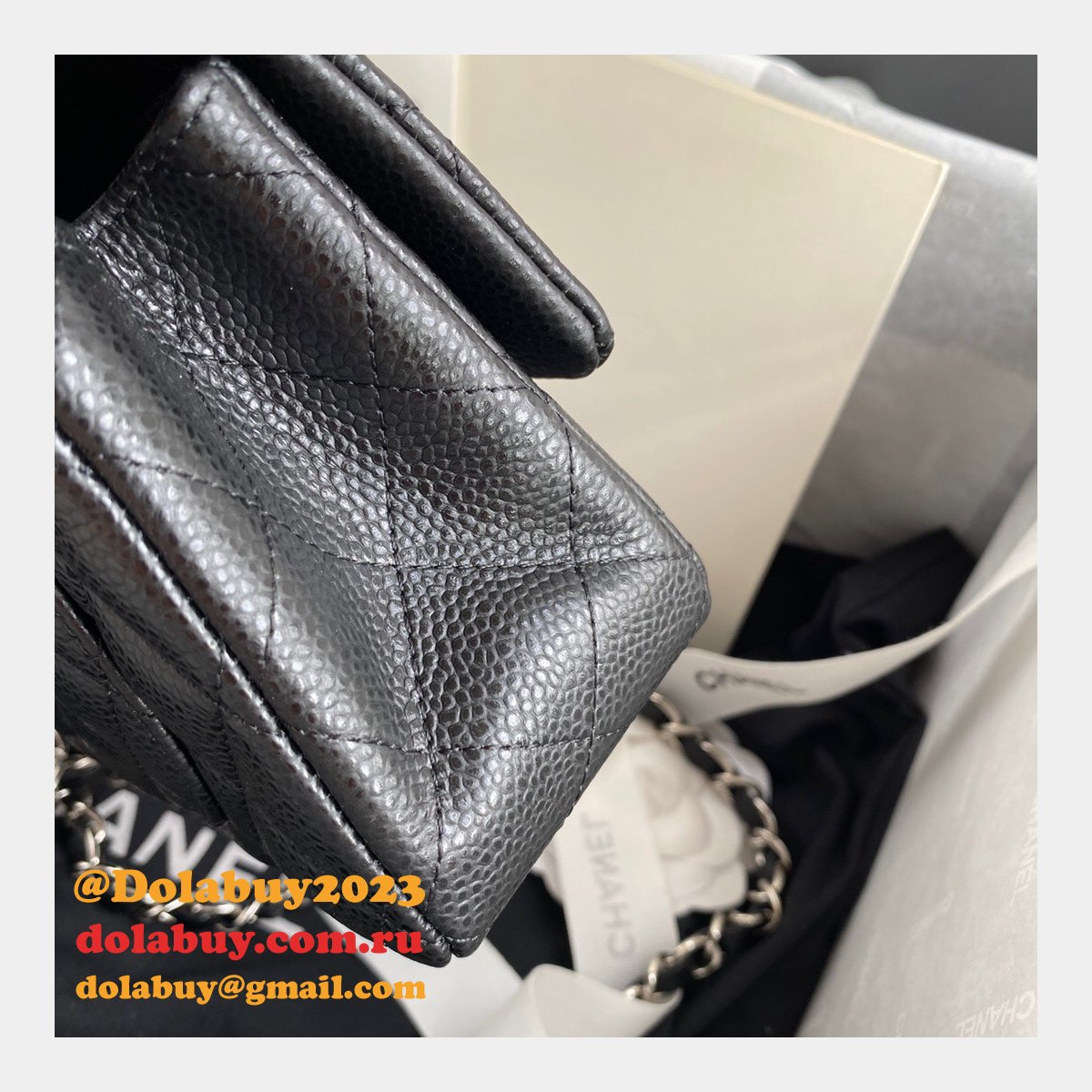 High Quality CC CF 20CM Flap classic flap Black bag