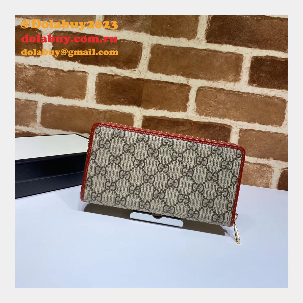 best G*u*i replica 621889  1955 horsebit zip around wallet