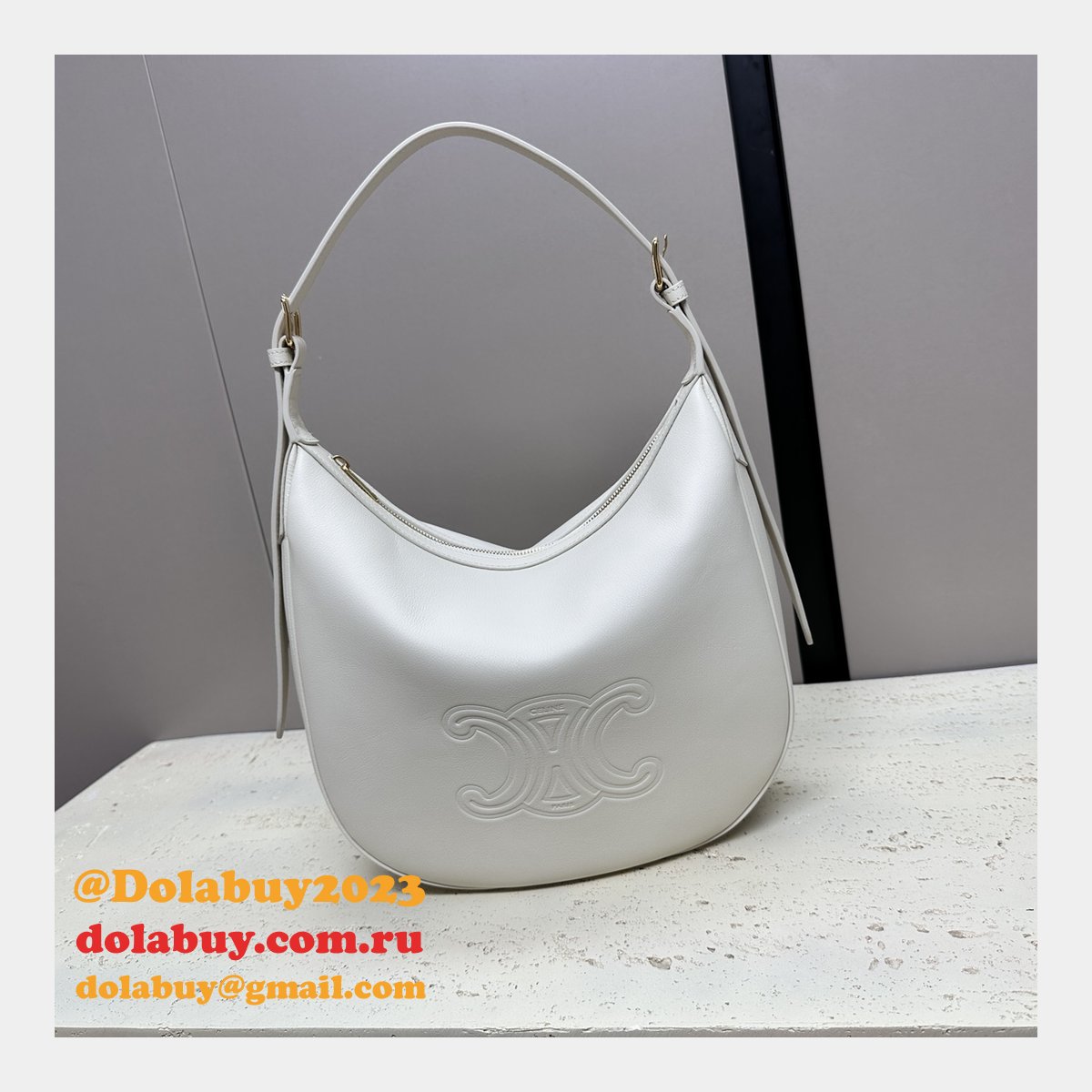 Best Heloise Cuir Triomphe Replica Celine 114712 Bag