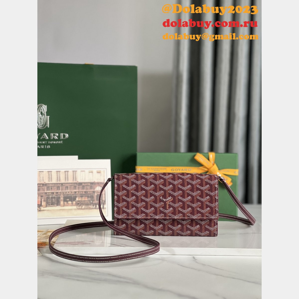 1:1 Mirror Goyardine 02019 Goyard Varenne Replica Wallet