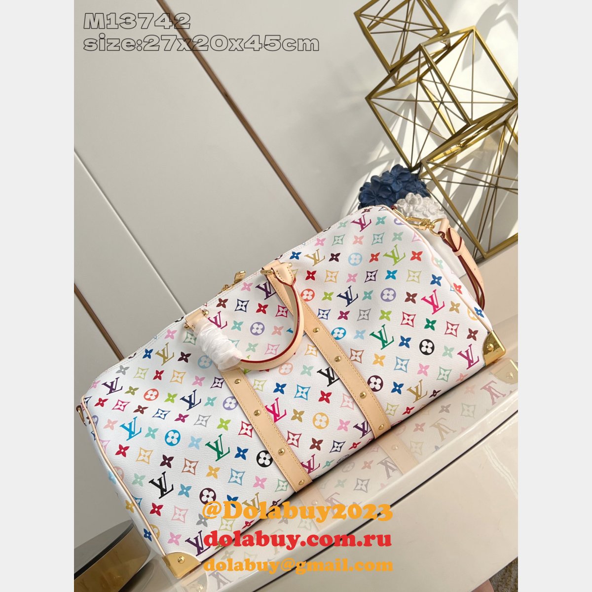 Louis Vuitton Duplicate LV x TM Keepall Bandoulière 45 M13742 Bag