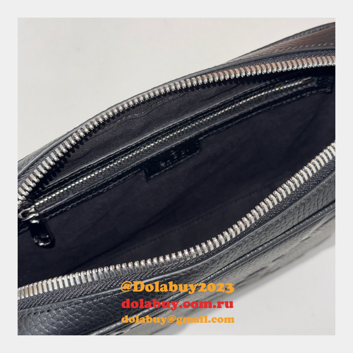 G*u*i replica 1:1 mirror jumbo gg pouch 802148 black handbag