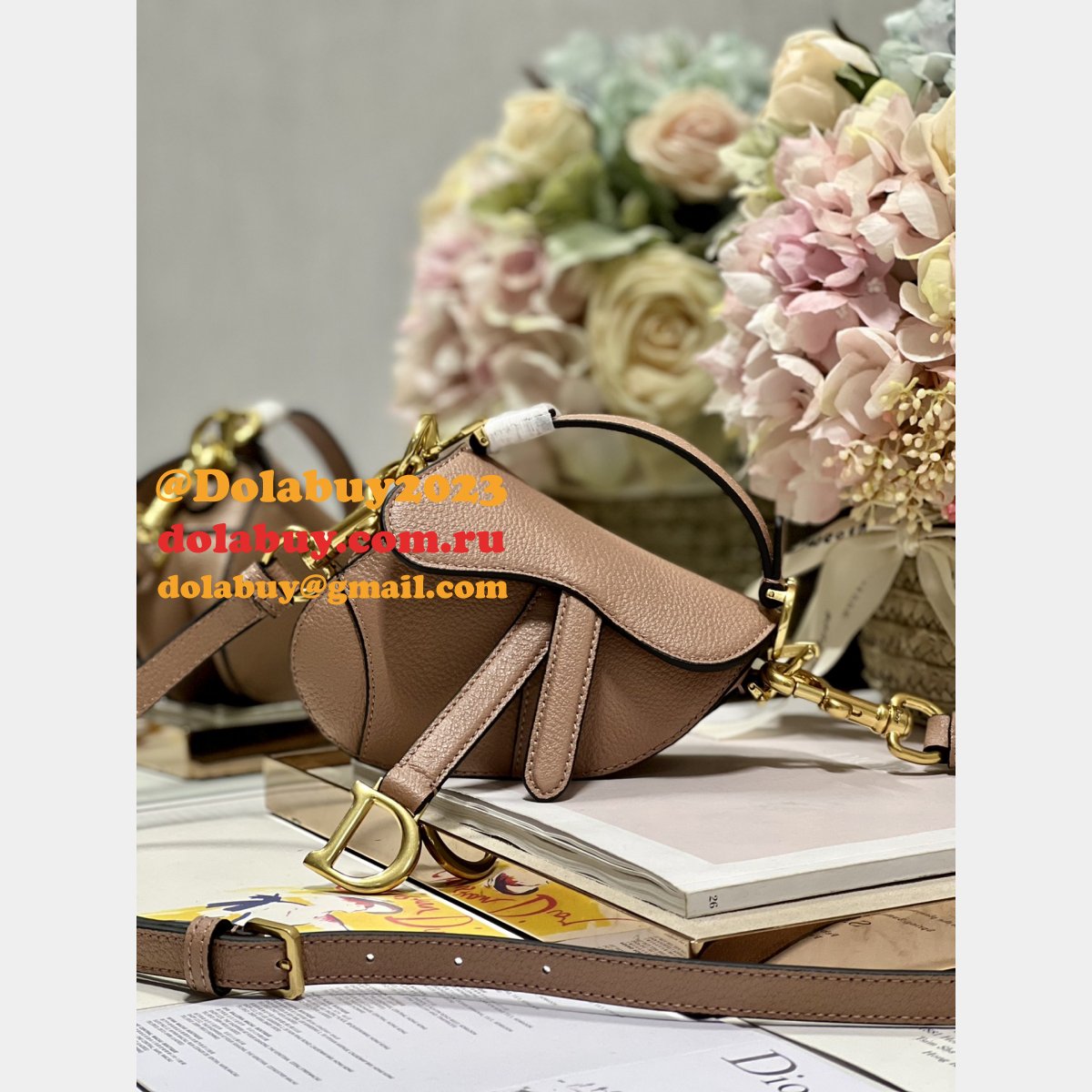 Where to Buy Dior 3067 Maria Grazia Chiuri Saddle Fake Bag Online mini
