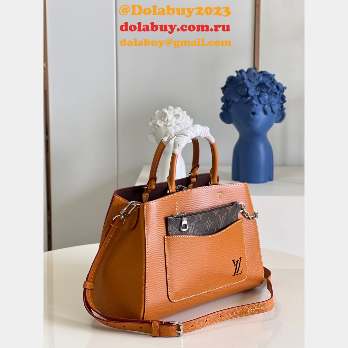 Replicas Louis Vuitton Buy Marelle Tote MM Epi Leather M59953/M59952 Bag