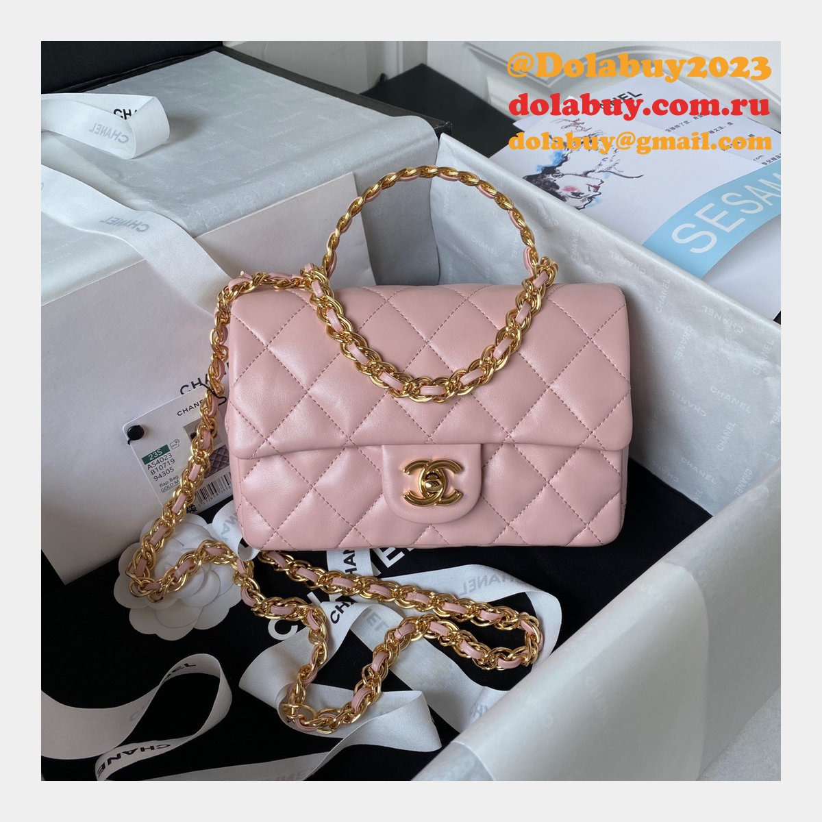 Perfect Fake Best Flap AS4023 Copy Top Handle Bag