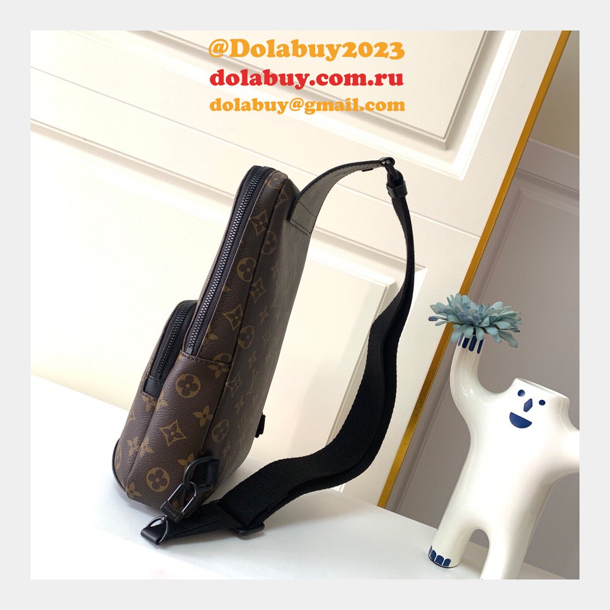 Louis Vuitton Replicas Avenue Sling Bag Canvas N41719