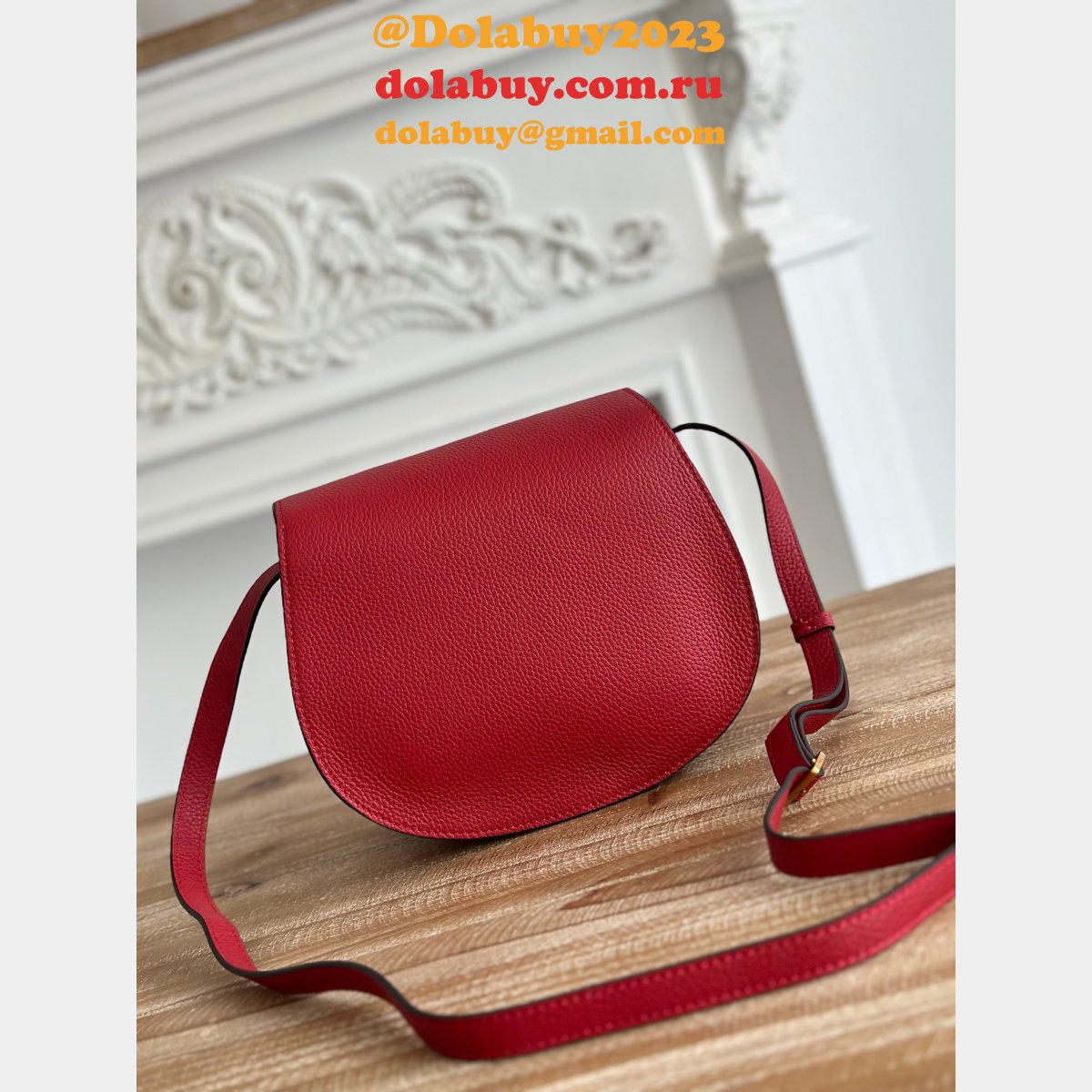 Top Quality Chloe Marcie Cowhide 1:1 Mirror Handbag