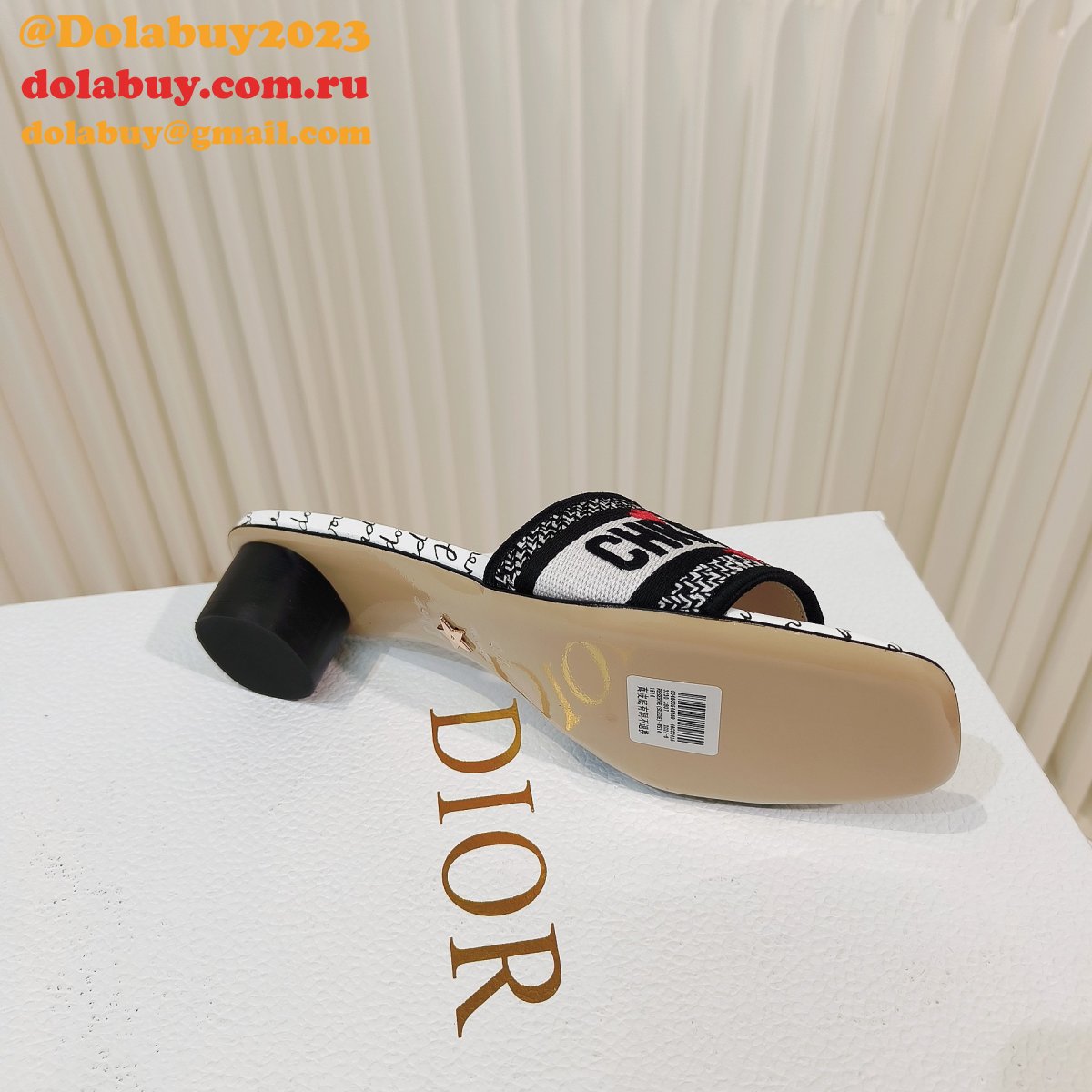 7 Star dior Dway Slide DUPLICATE slipper