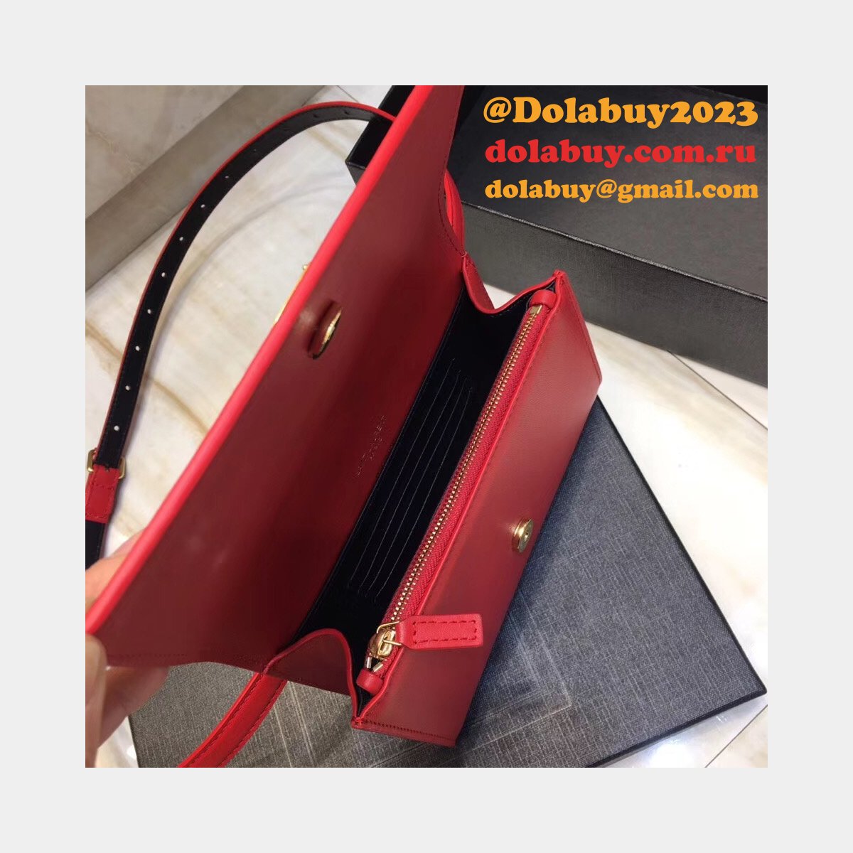 Replicas YSL Saint Laurent Waist Pack Fanny Pack Black Belt Bag