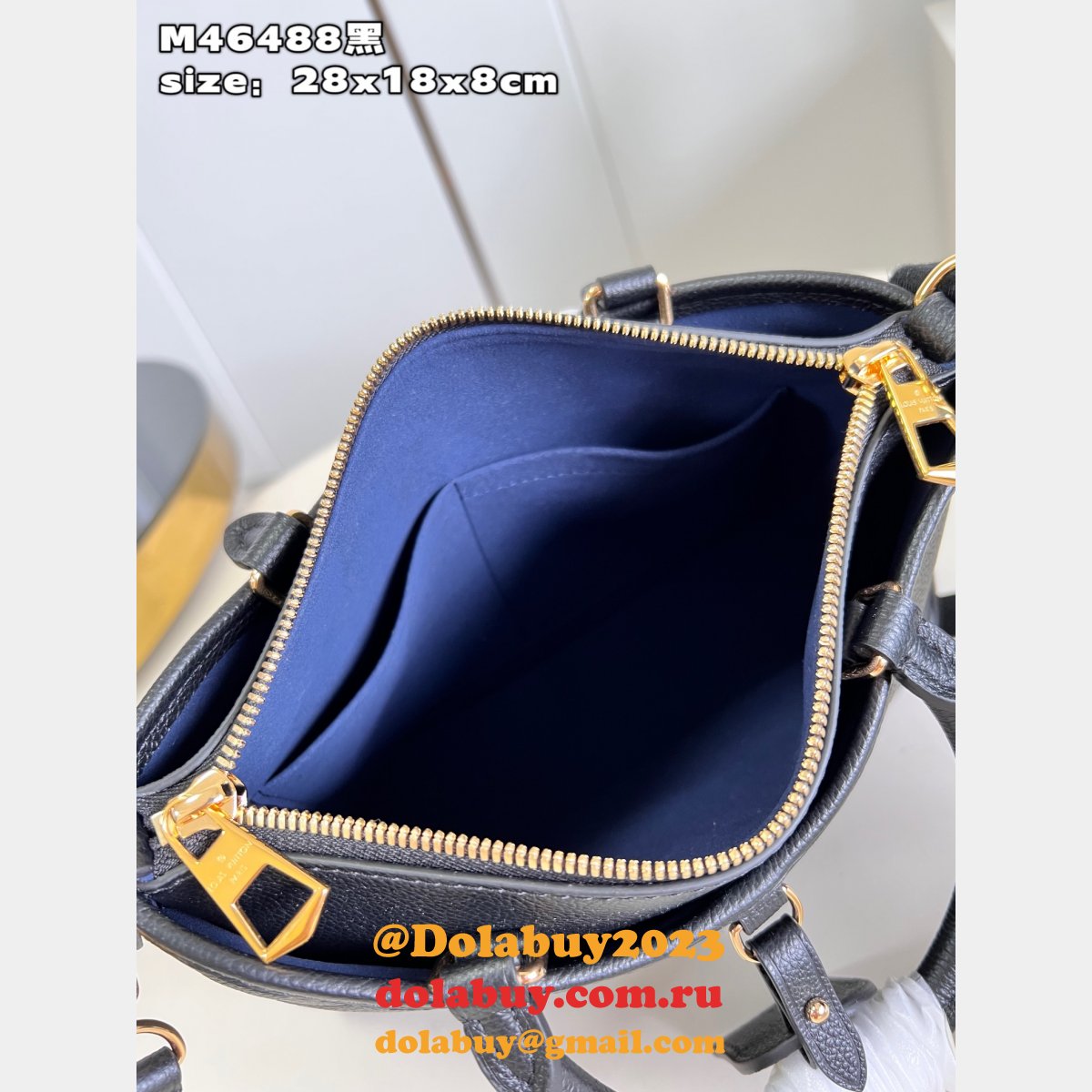 Trianon Louis Vuitton Knockoff M46503/M46488 Monogram Empreinte Bag