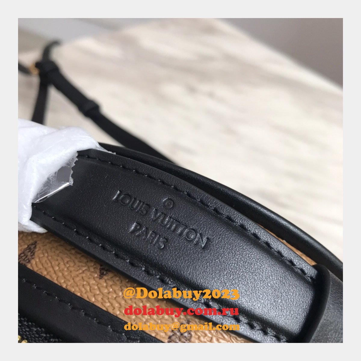 Louis Vuitton Top Quality Mini Boite Chapeau Monogram Reverse Canvas M68276 Brown