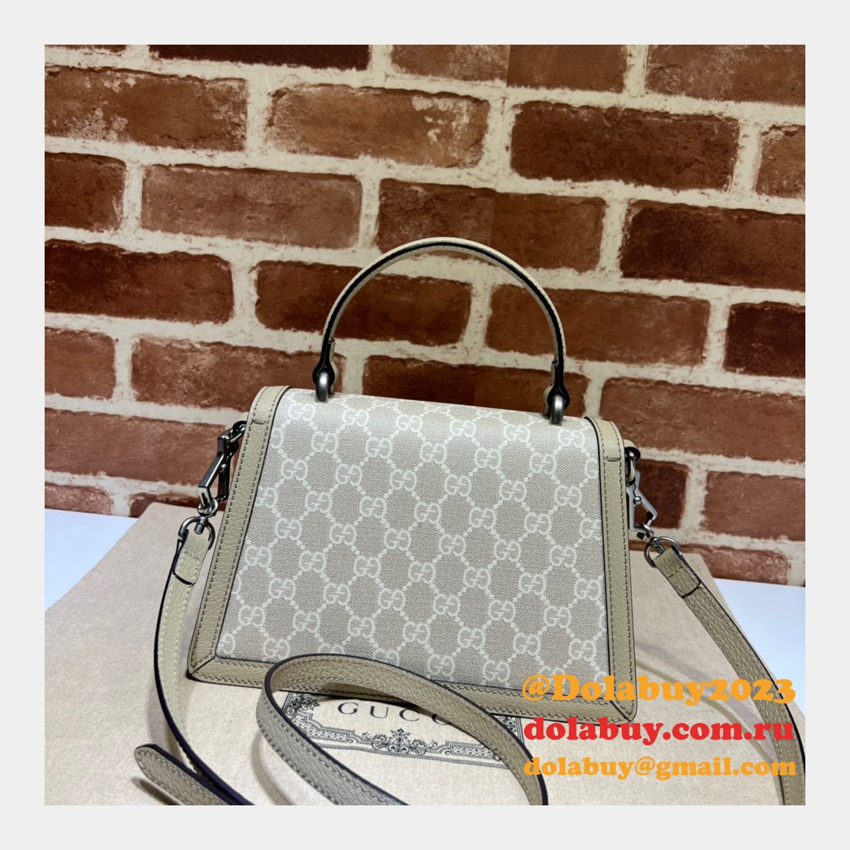 G*u*i 1:1 mirror 739496 dionysus top handle replica bag