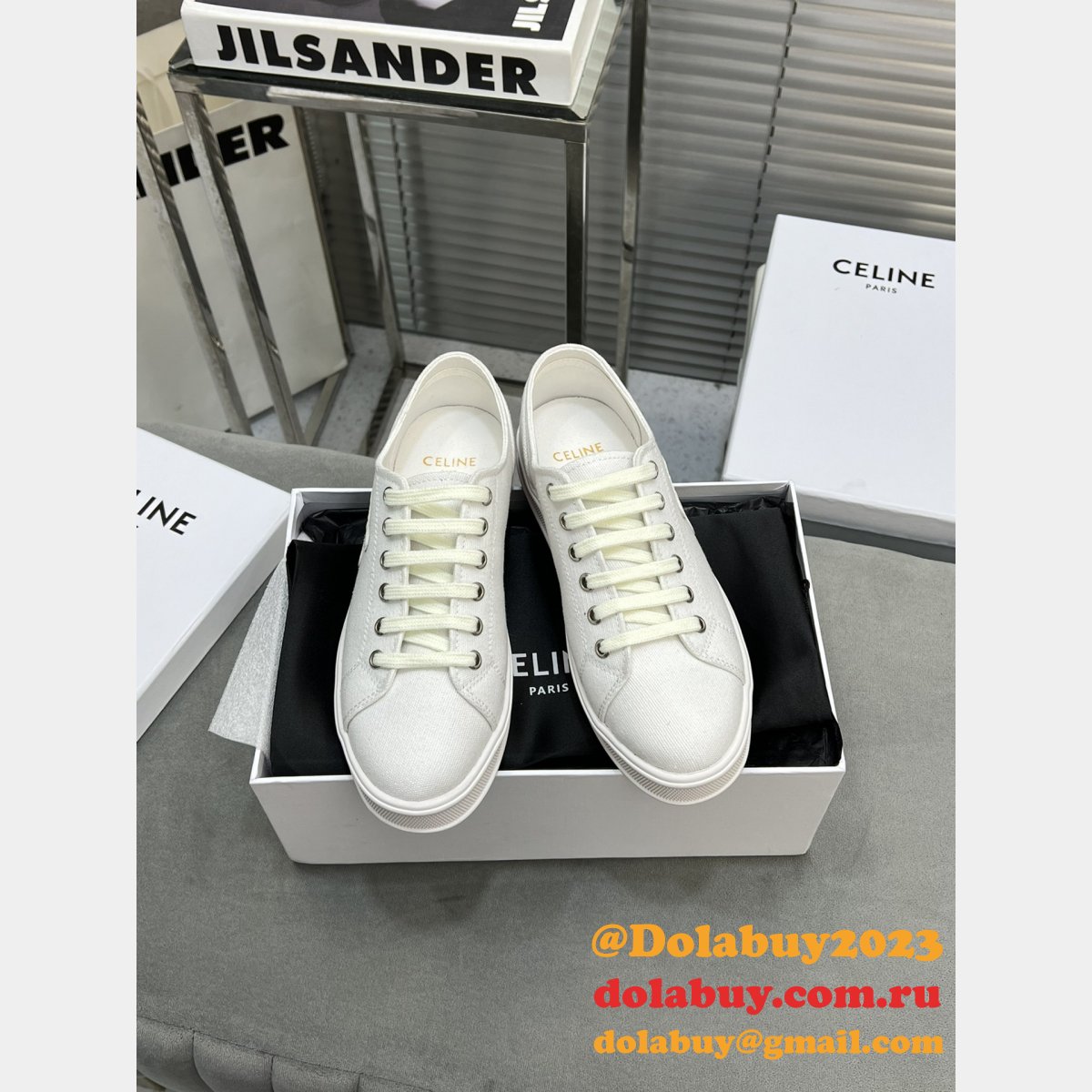 Cheap Replica Celine Sneakers For Sale White Shoes