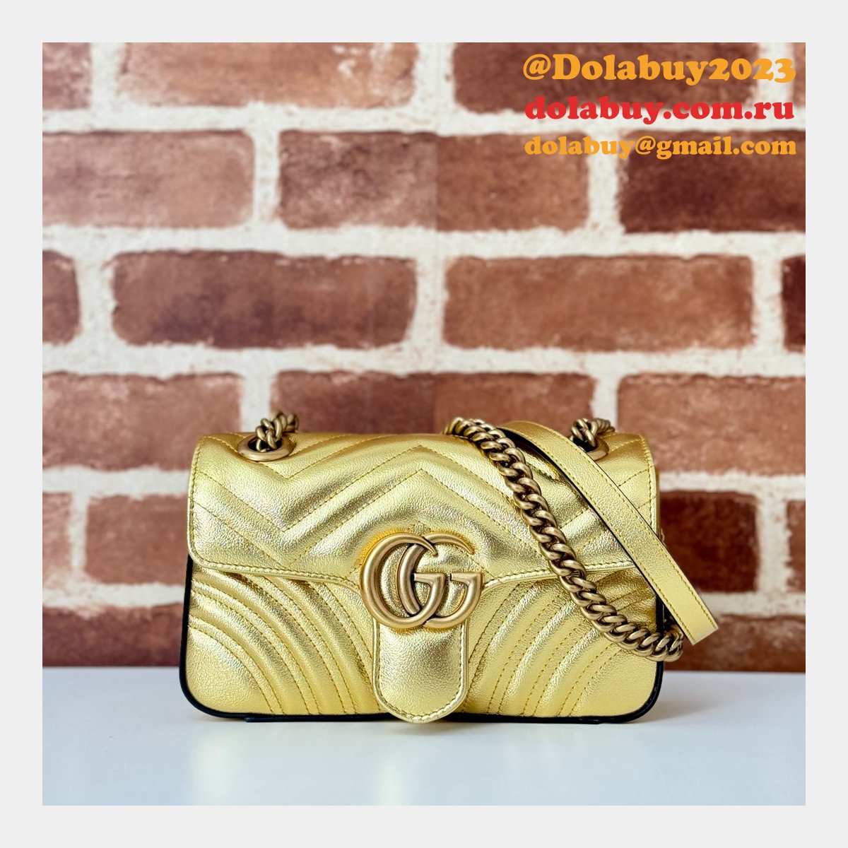 Luxury Gucci GG Marmont 476433/446744/443497 Replica High-Quality Bag