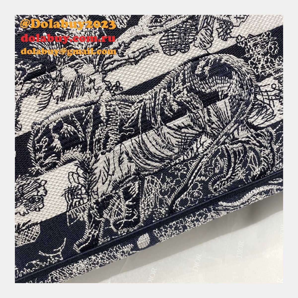 High Quality Dior Book Tote Replica CD Book Tote Bag