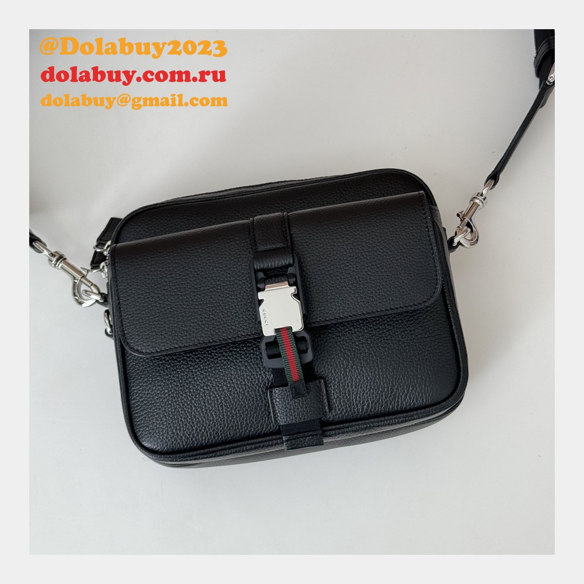 G*u*i knockoff small crossbody 816751 black perfect bag