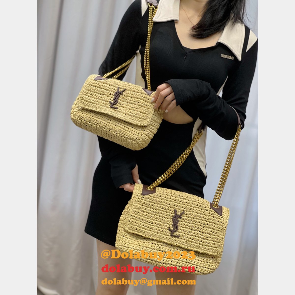 Designer Niki YSL Replica 22/28cm 633151/633158 Luxury Bag