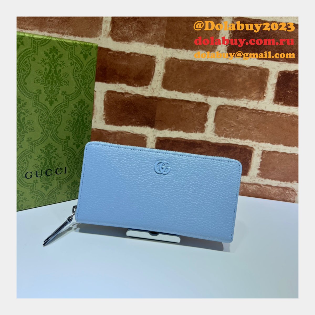 perfect and convincing G*u*i wallets replica 456117