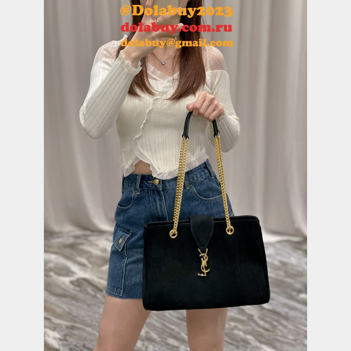 Top Quality SAINT LAURENT TOTE 668900 Cheap bag