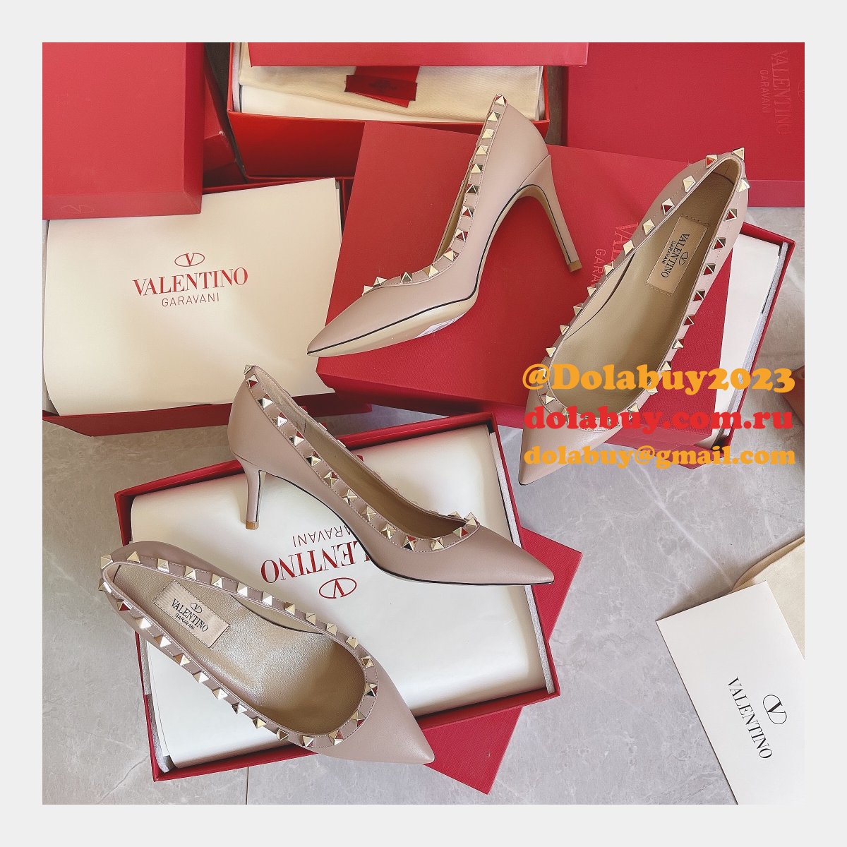 How Every Designer Fake Valentino Rockstud Pumps