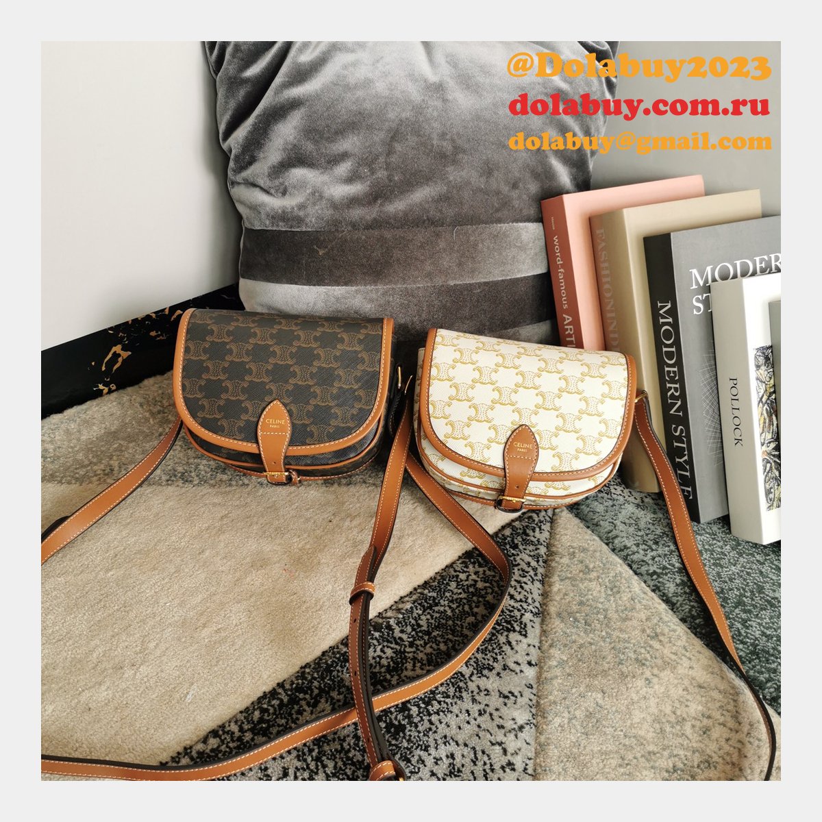 Celine Best Quality Designer Folco Besace 191502 Replica Bags