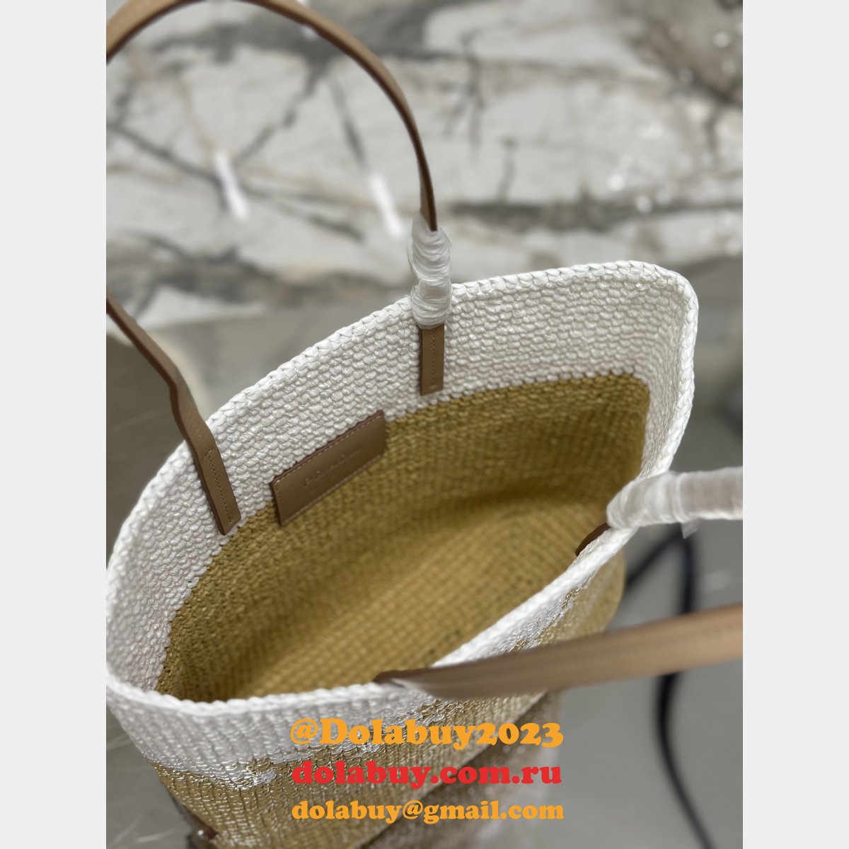 Wholesale prada 1:1 Mirror weave big tote