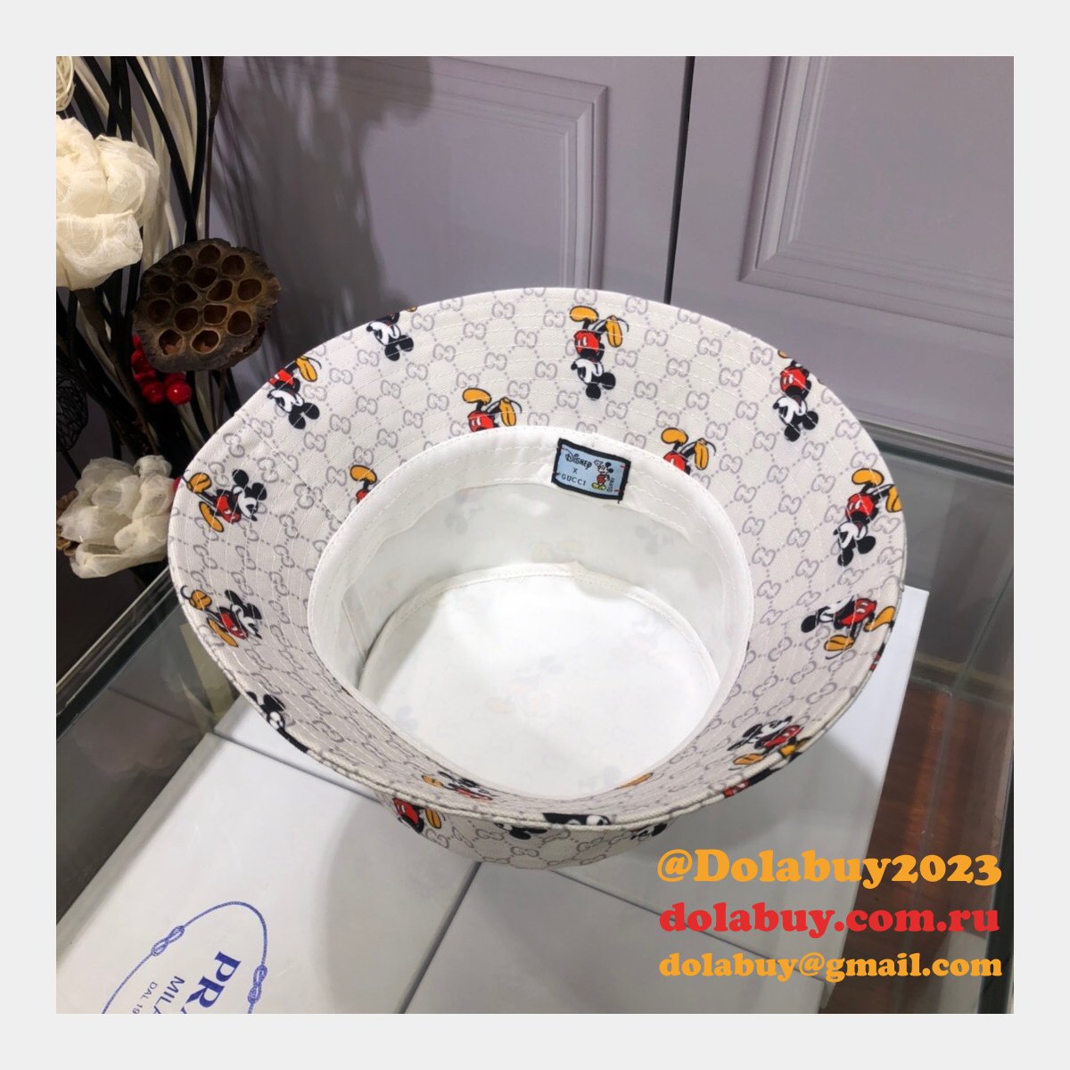 7 star G*u*i mickey fisherman hat