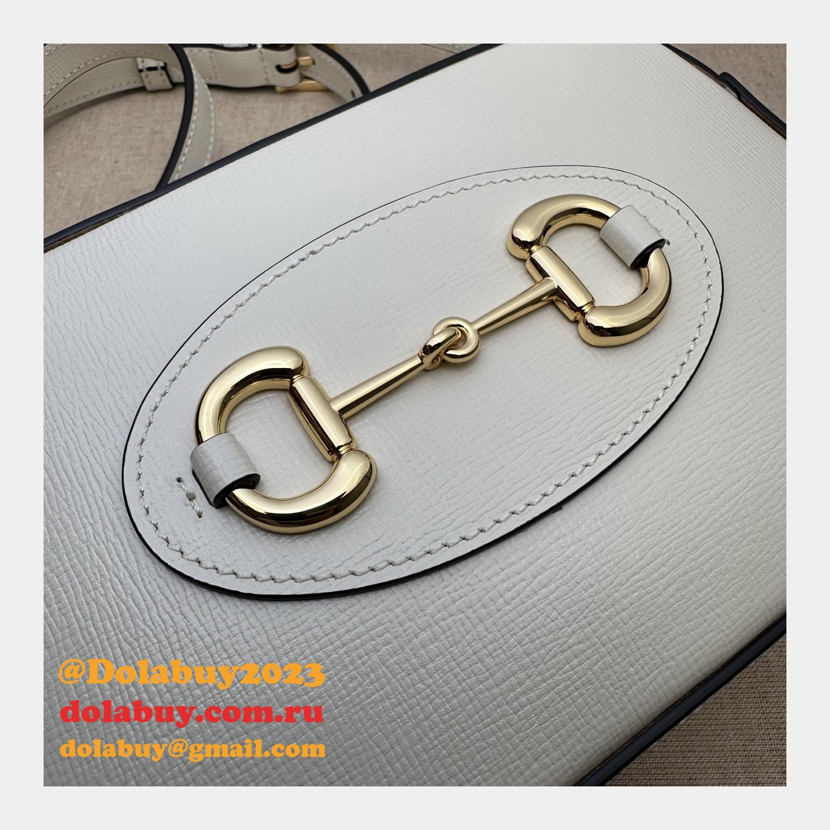 knockoff G*u*i designer horsebit 1955 760196 shoulder bag