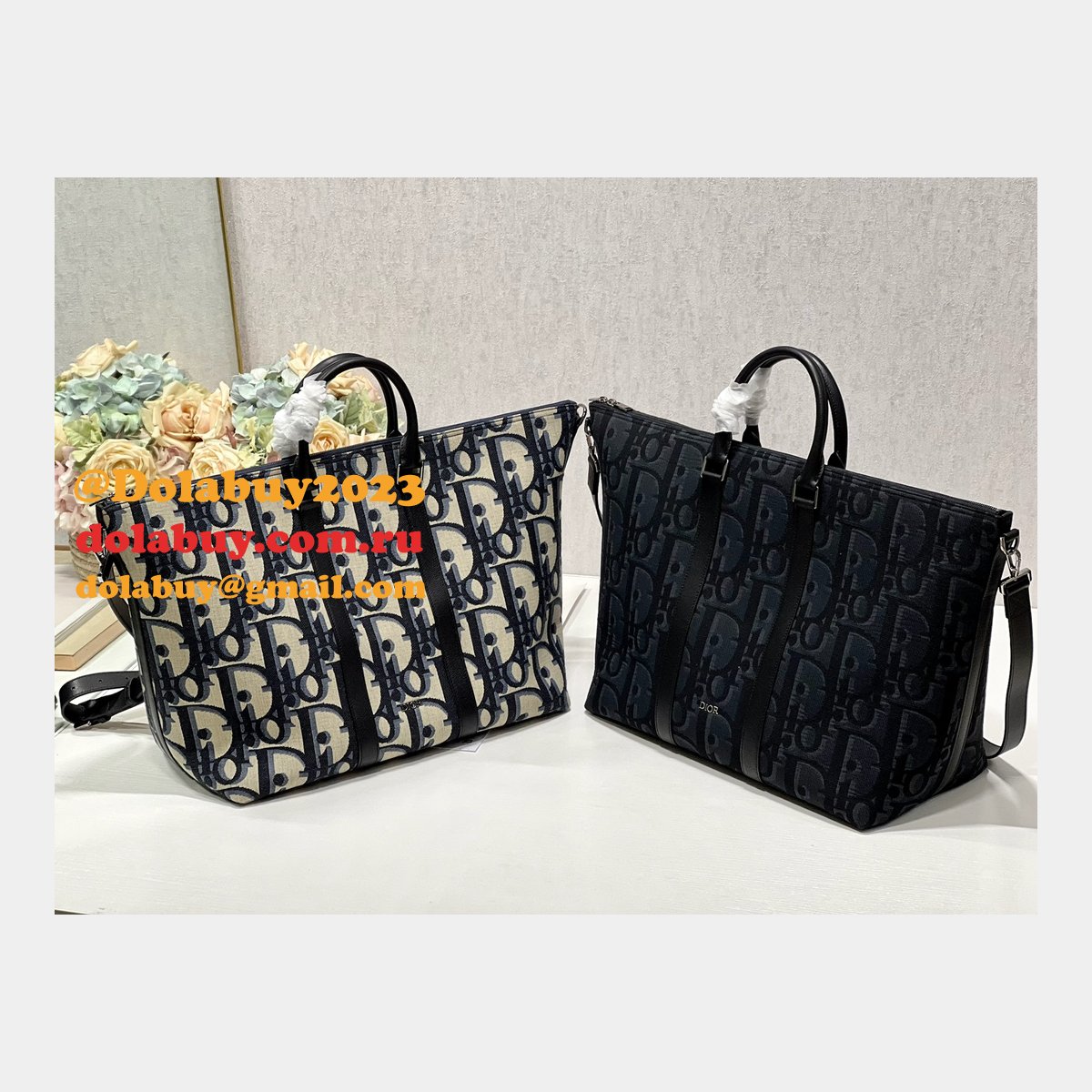 7 Star Dior Oblique Weekender 40 handbag