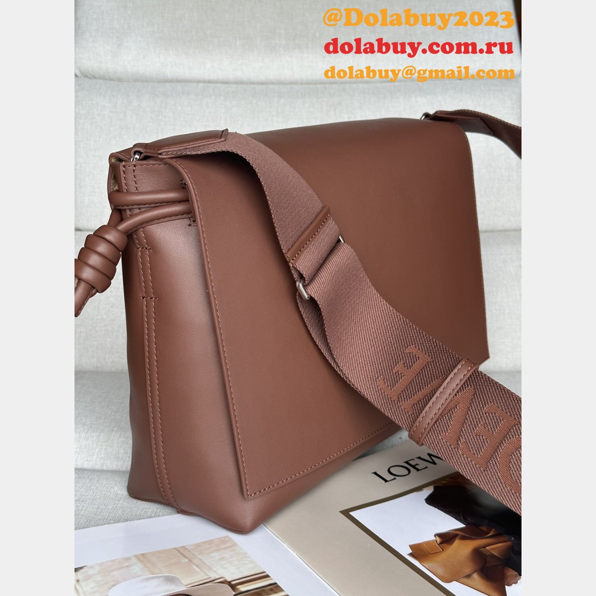 Best loewe Flamenco satchel Cheap Messenger Bag