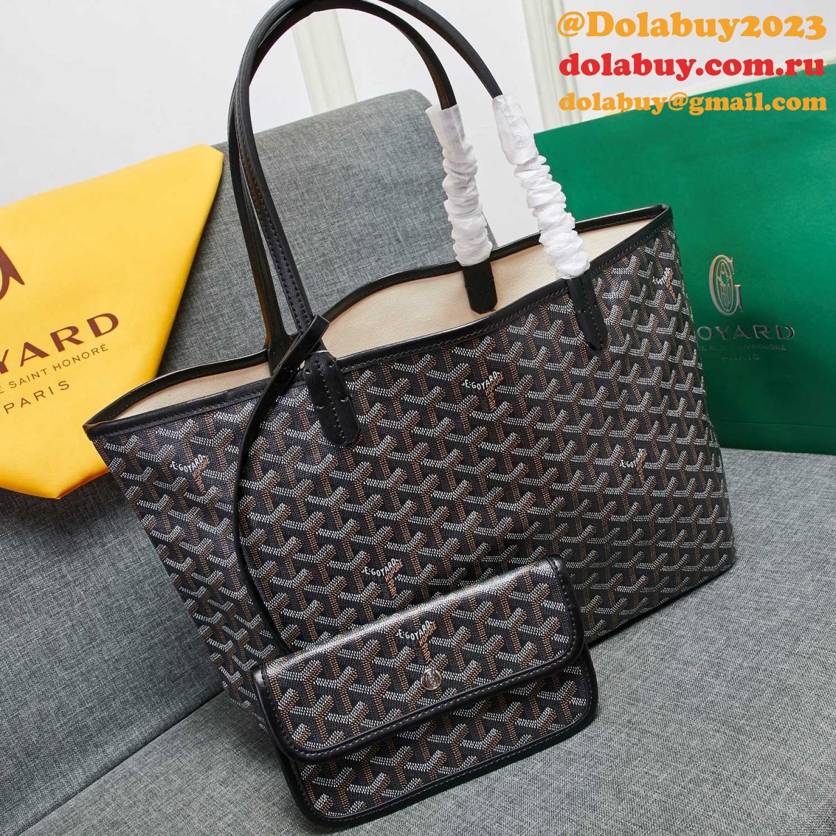 Fashion 1:1 quality Designer Goyard Tote replica handbags sell Online