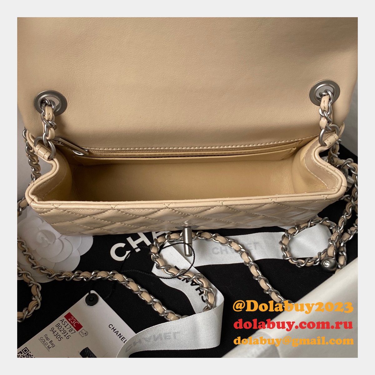 Luxury CC FLAP BAGS 20CM AS1787 SILVER BALL