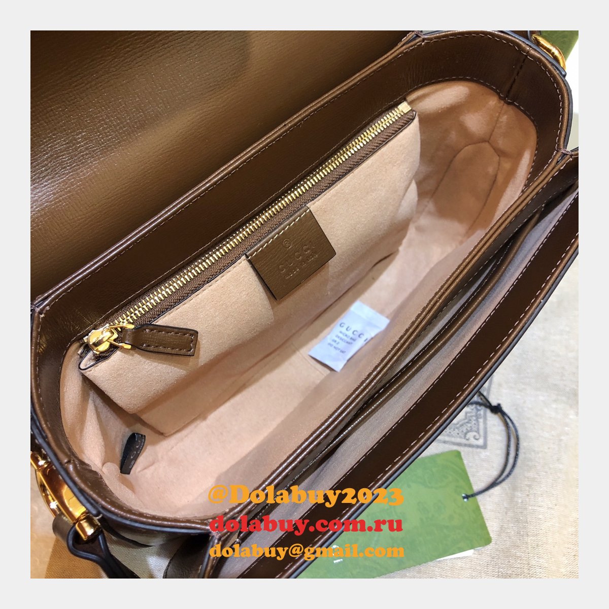 G*u*i replica gg horsebit 1955 shoulder 602204 brown bag