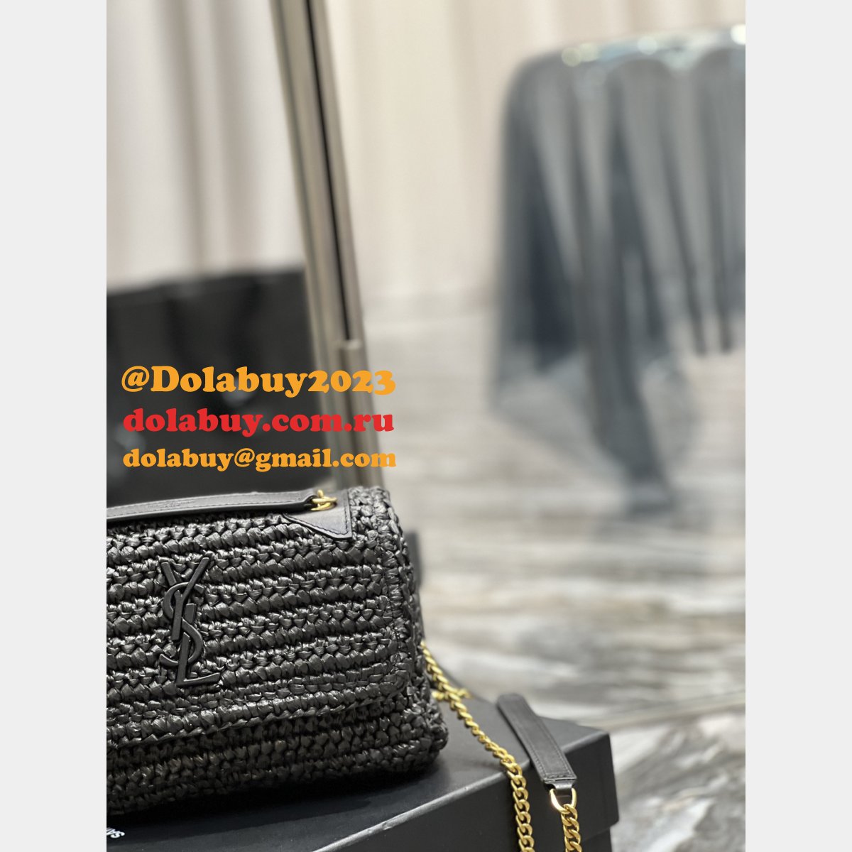 Quality YSL Niki Weave Bag Replica 22/28cm 633151/633158