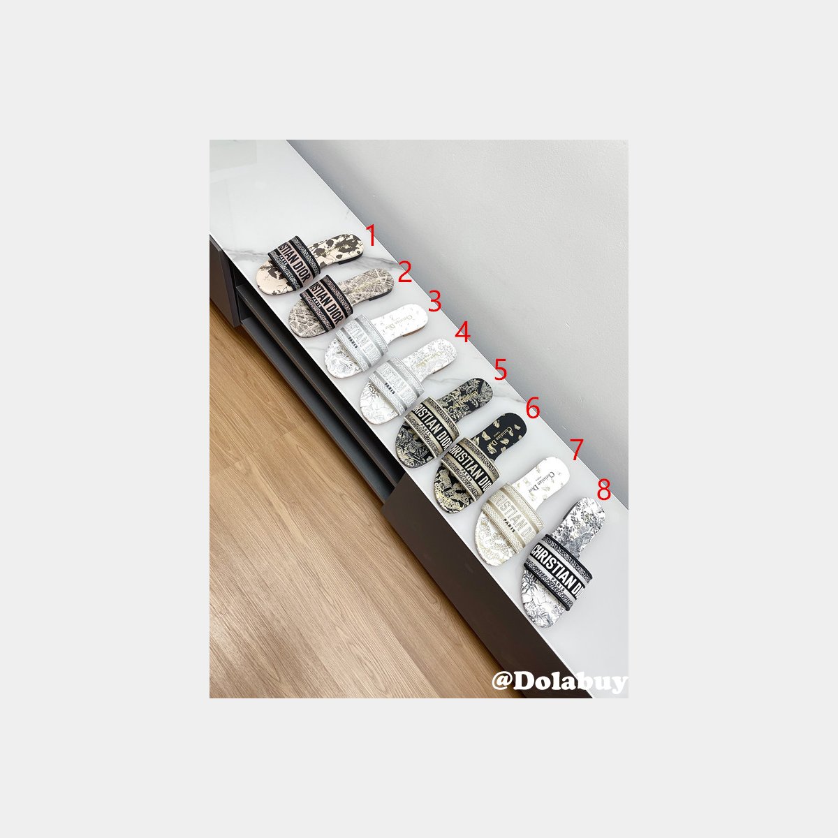 Knockoff 1:1 Mirror DIOR Dway Slide