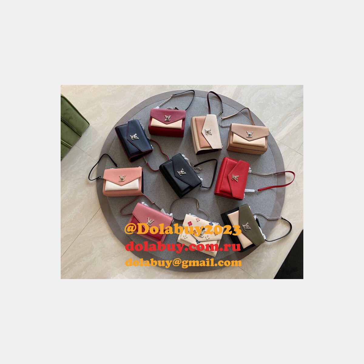 Louis Vuitton Replica Mylockme BB Lockme Leather in Marron M51418