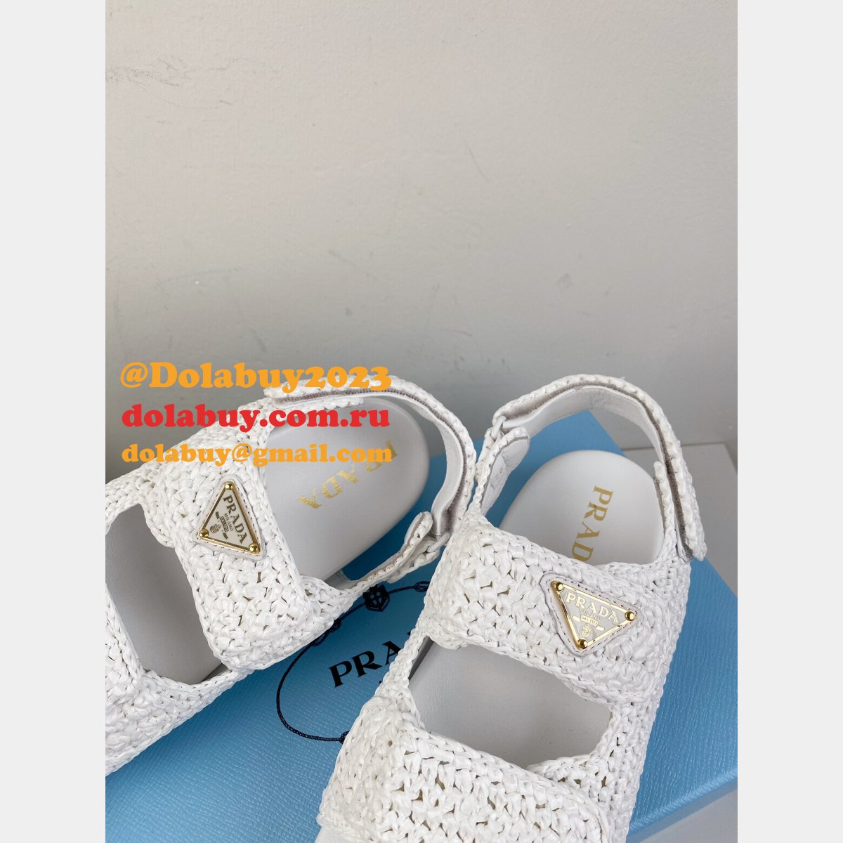 Top Quality Cheap Prada Crochet sandals