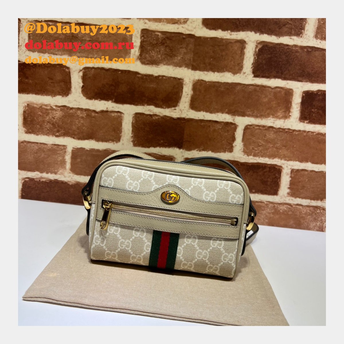 buying replica G*u*i 517350 gg supreme ophidia crossbody bag