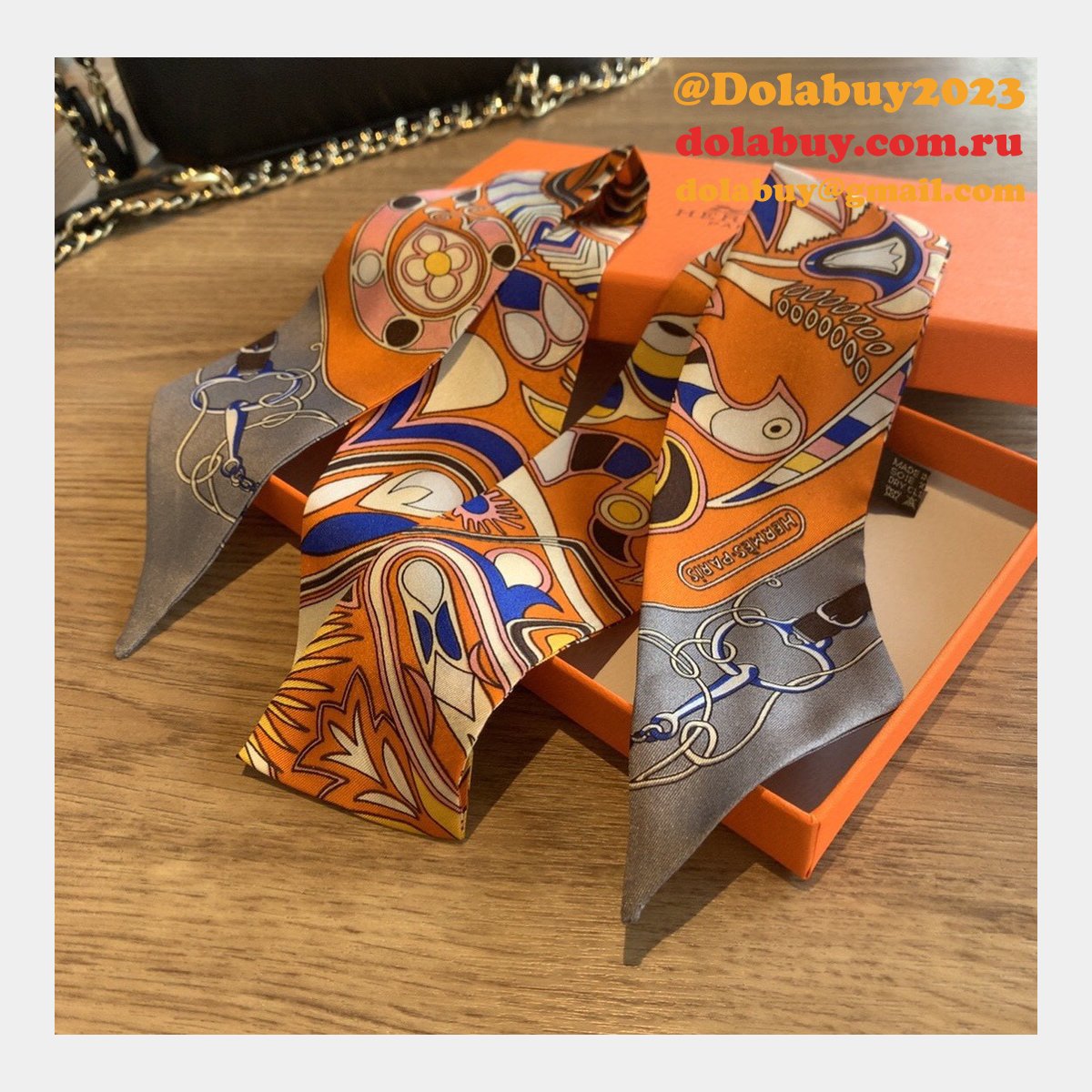 Hermes Top Quality H Twill silk scarf