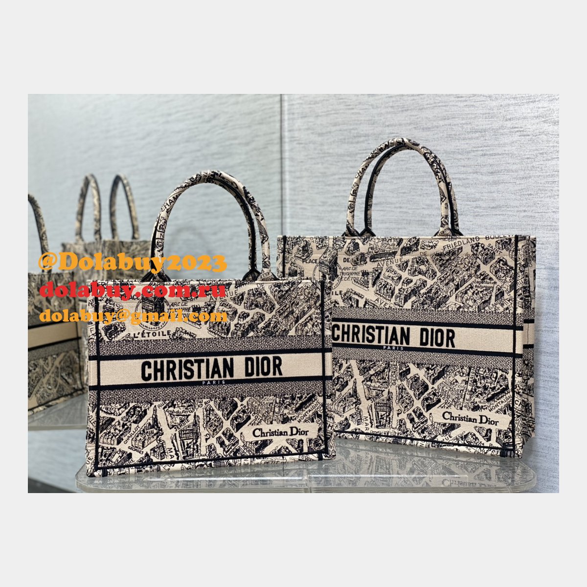 Christian Dior CD Book Tote Top Quality Replica Bags