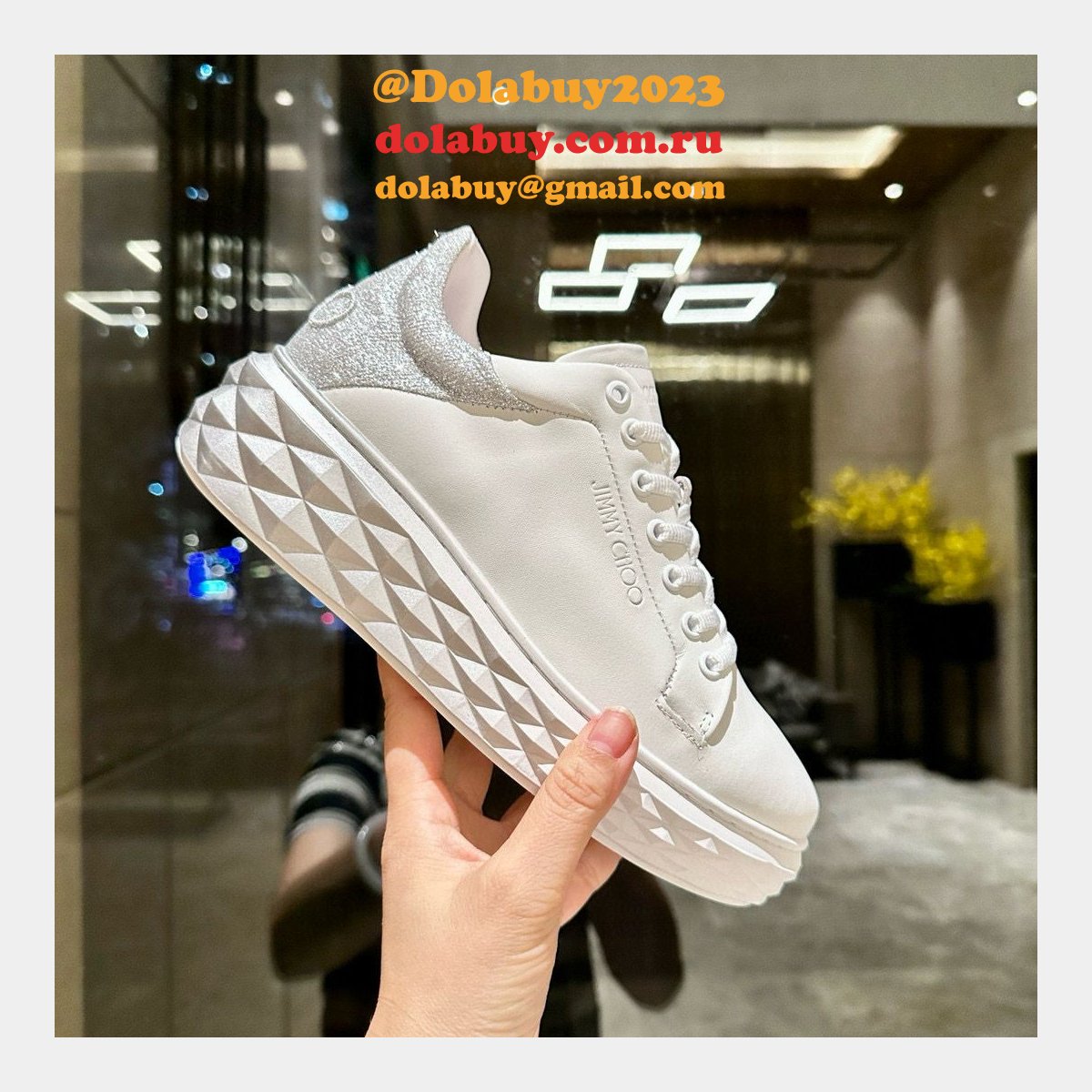 Designer Jimmy Choo Luxury Casual 7 Star Replica Shoes